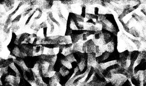 på en bakke, 2017, af Alex Caminker